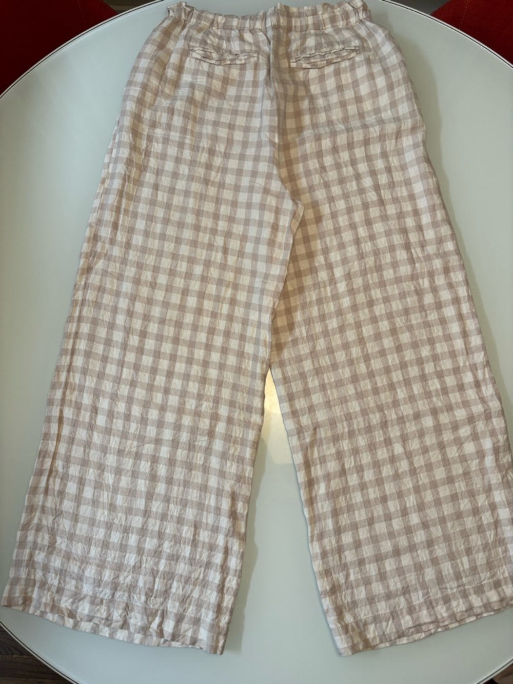 Gingham Set - 100% Linen - Picture 5 of 7